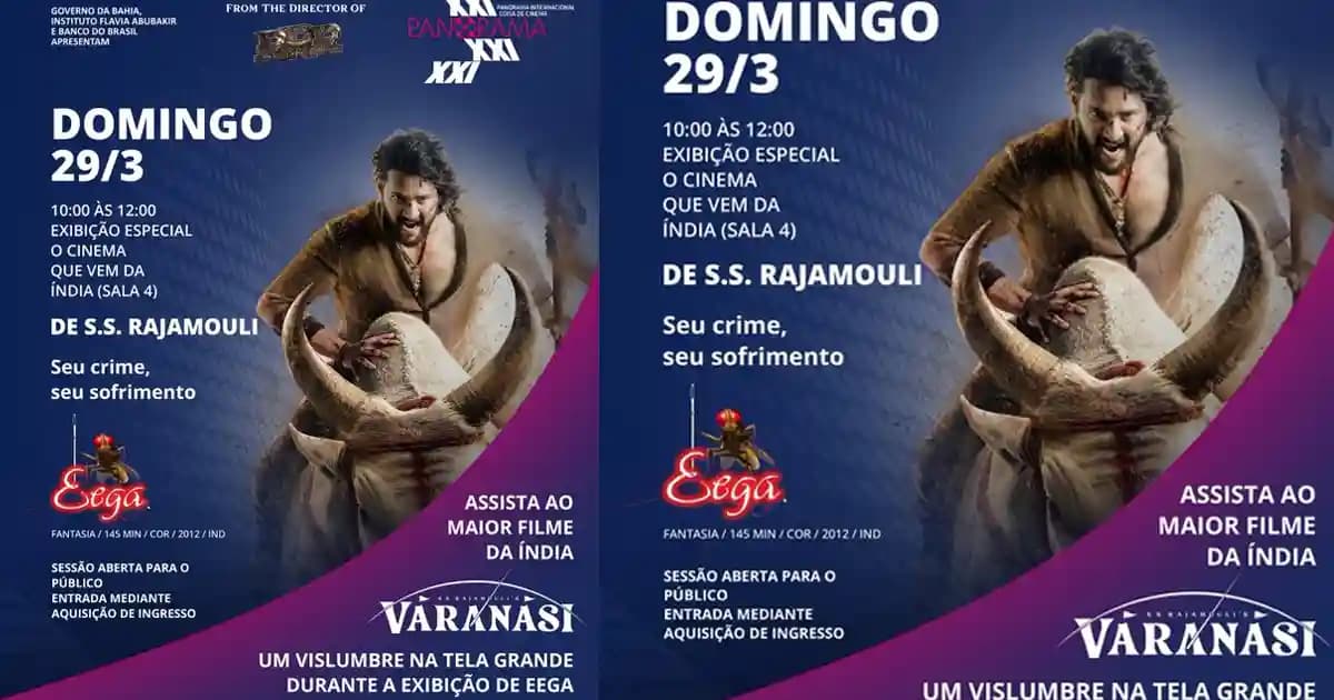 Rajamouli Takes Varanasi Global: Brazil Event Marks International Push for Mahesh Babu Starrer