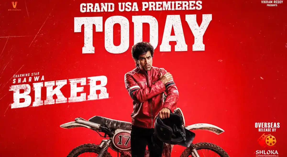 Sharwa's Motocross Drama 'Biker' Kicks Off Global Premieres Today