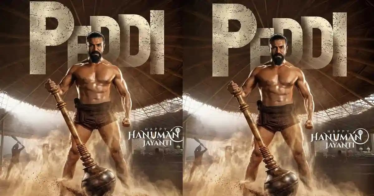 Ram Charan's Hanuman-Inspired Peddi Poster Electrifies Fans, April 2026 Release Locked
