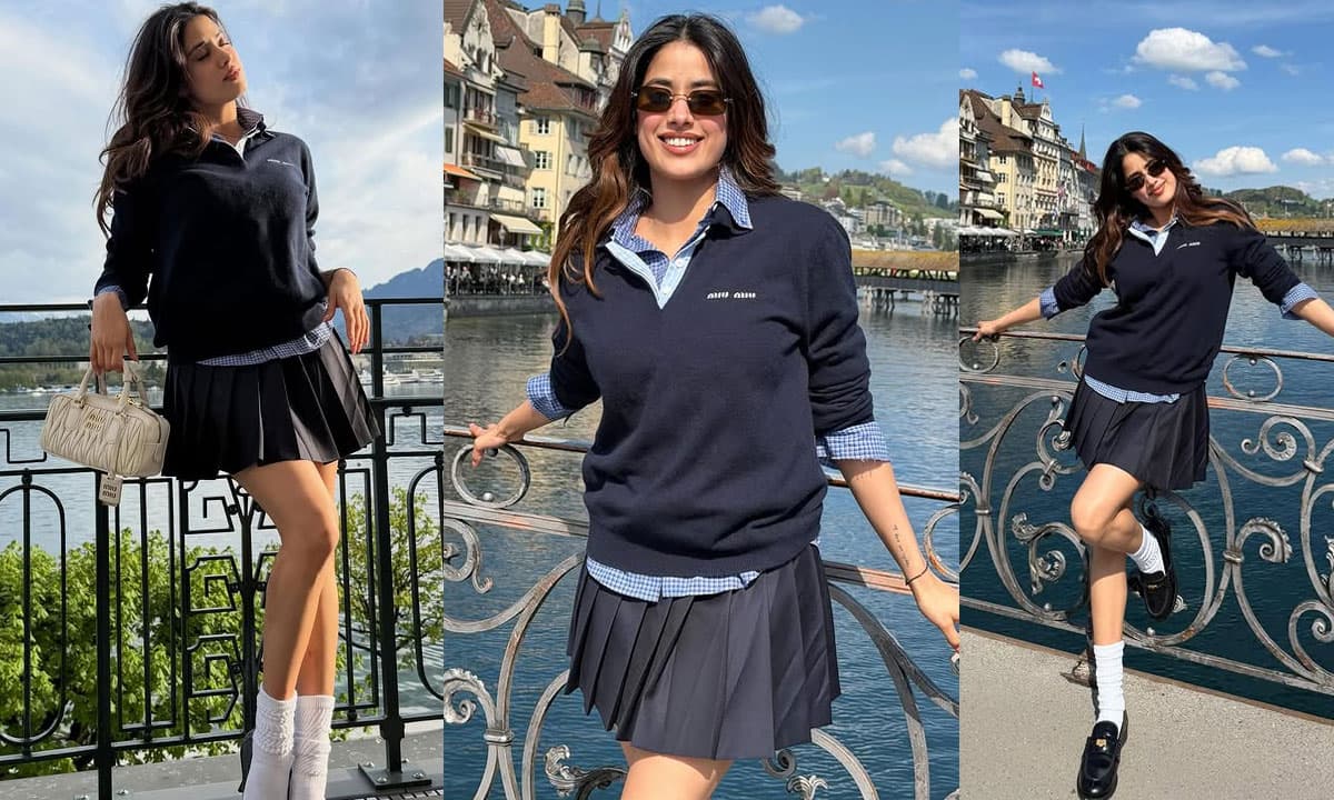 Janhvi Kapoor's Swiss Sojourn: From Geneva Streets to Pan-India Stardom