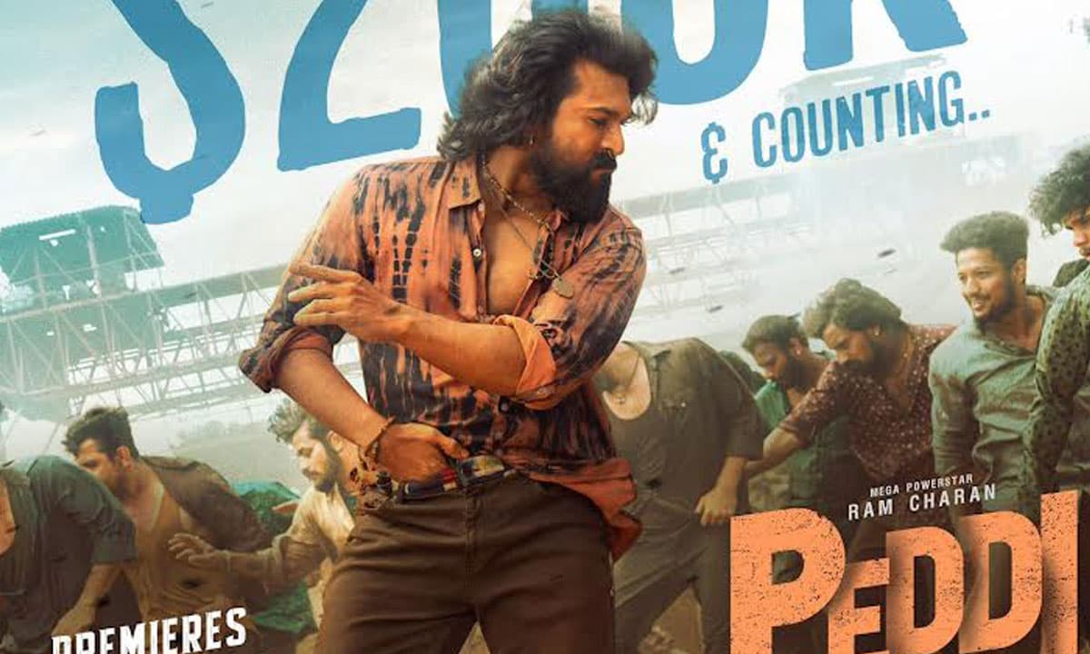 Peddi Pre-Sales Cross $200K in USA, Charan's De-Glam Avatar Creates Buzz